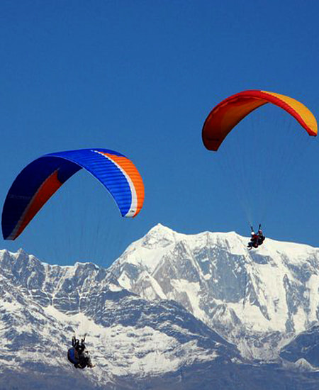 Paragliding in Nepal